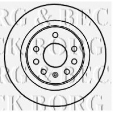 BBD4772 BORG & BECK Тормозной диск
