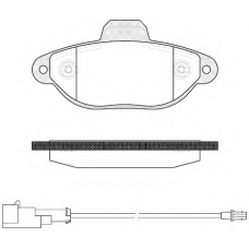 P5143.22 WOKING Комплект тормозных колодок, дисковый тормоз