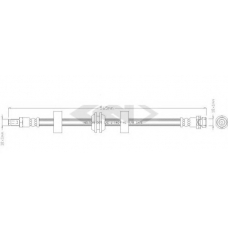 339107 SPIDAN Тормозной шланг