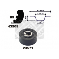 23509 MAPCO Комплект ремня ГРМ
