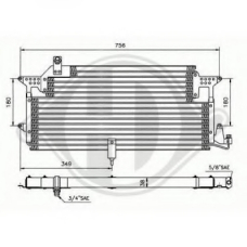 8224301 DIEDERICHS Конденсатор, кондиционер