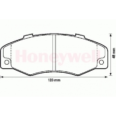 571339S STOP Комплект тормозных колодок, дисковый тормоз