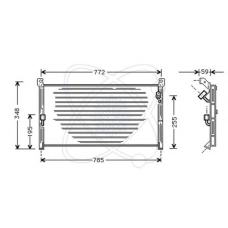 30T0029 ELECTRO AUTO Конденсатор, кондиционер