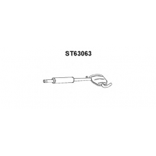 ST63063 VENEPORTE Предглушитель выхлопных газов