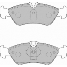 FD7233N NECTO Комплект тормозных колодок, дисковый тормоз