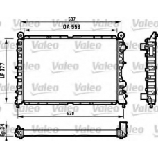 731561 VALEO Радиатор, охлаждение двигателя