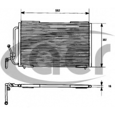 300447 ACR Конденсатор, кондиционер