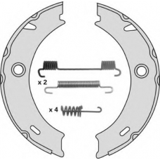 M805R MGA Комплект тормозных колодок, стояночная тормозная с