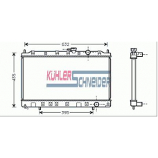 0500241 KUHLER SCHNEIDER Радиатор, охлаждение двигател