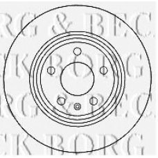 BBD4635 BORG & BECK Тормозной диск