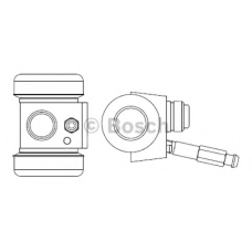 F 026 002 364 BOSCH Колесный тормозной цилиндр