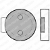 LP422 DELPHI Комплект тормозных колодок, дисковый тормоз