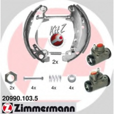 20990.103.5 ZIMMERMANN Комплект тормозных колодок