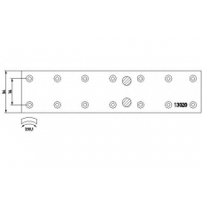 8DB 355 019-511 HELLA PAGID Комплект тормозных башмаков, барабанные тормоза