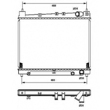 53211 NRF Радиатор, охлаждение двигателя