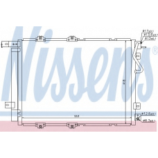 940203 NISSENS Конденсатор, кондиционер