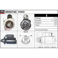 DRS0730 DELCO REMY Стартер