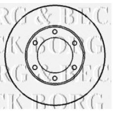 BBD5029 BORG & BECK Тормозной диск
