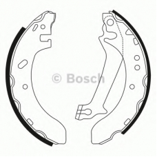 0 986 BB3 505 BOSCH Комплект тормозных колодок