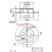 14636 E METZGER Тормозной диск