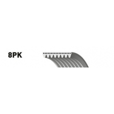 8PK1655ES GATES Поликлиновой ремень