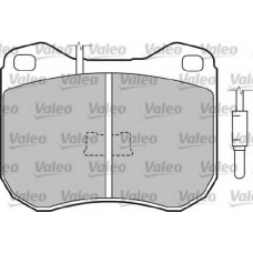 540305 VALEO Комплект тормозных колодок, дисковый тормоз