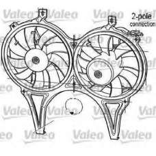 696050 VALEO Электродвигатель, вентилятор радиатора