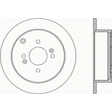 BDA2354.10 OPEN PARTS Тормозной диск