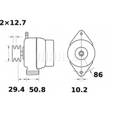 MG 83 MAHLE Генератор