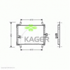 94-5141 KAGER Конденсатор, кондиционер