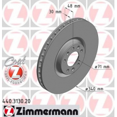 440.3130.20 ZIMMERMANN Тормозной диск