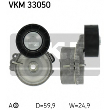 VKM 33050 SKF Натяжной ролик, поликлиновой  ремень
