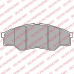 LP2060 DELPHI Комплект тормозных колодок, дисковый тормоз