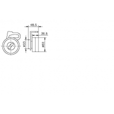 TKR 9034 TIMKEN Натяжной ролик, ремень грм