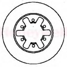 561500B BENDIX Тормозной диск