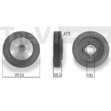 RPK405405 RPK Ременный шкив, коленчатый вал