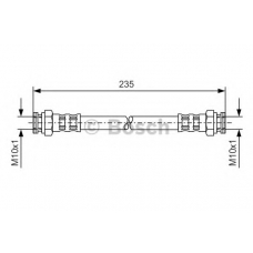 1 987 476 647 BOSCH Тормозной шланг