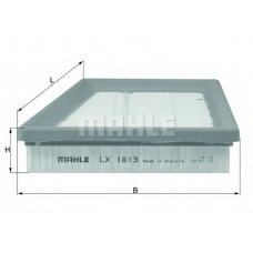 LX 1813 MAHLE Воздушный фильтр