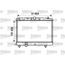 732499 VALEO Радиатор, охлаждение двигателя
