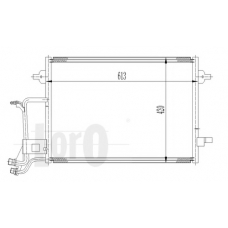 003-016-0009 LORO Конденсатор, кондиционер