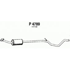 P4789 FENNO Средний глушитель выхлопных газов