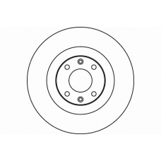 MDC1288 MINTEX Тормозной диск