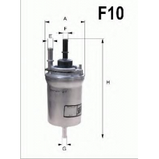 WF8038 QUINTON HAZELL Фильтр топливный