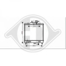 8650506 DIEDERICHS Радиатор, охлаждение двигателя