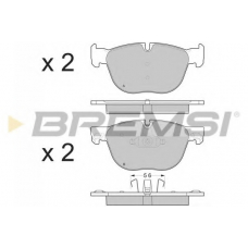 BP3371 BREMSI Комплект тормозных колодок, дисковый тормоз