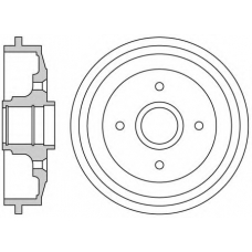 VBE677 MOTAQUIP Тормозной барабан