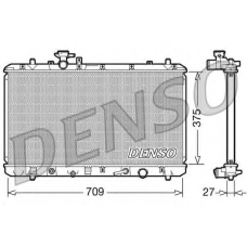 DRM47025 DENSO Радиатор, охлаждение двигателя