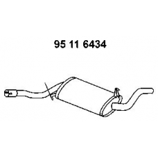 95 11 6434 EBERSPACHER Средний глушитель выхлопных газов