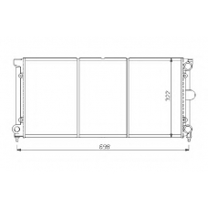 QER1401 QH Benelux Радиатор, охлаждение двигателя