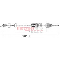 11.3059 METZGER Трос, управление сцеплением